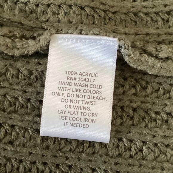 Derek Heart Scarecrow Knit Sweater Women's 3X V-neck Neutrals Color Block - Picture 10 of 11